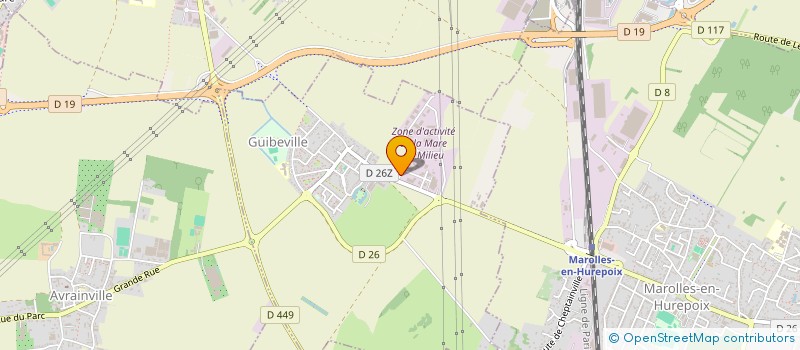 localisation de l'entreprise DIMA à GUIBEVILLE