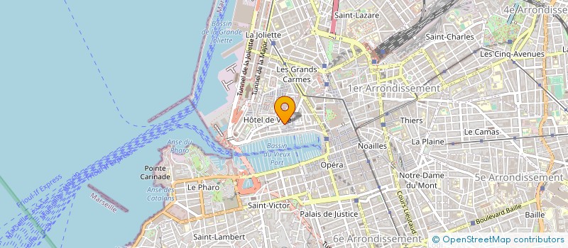 localisation de l'entreprise DIMA ENERGIE SUD à MARSEILLE
