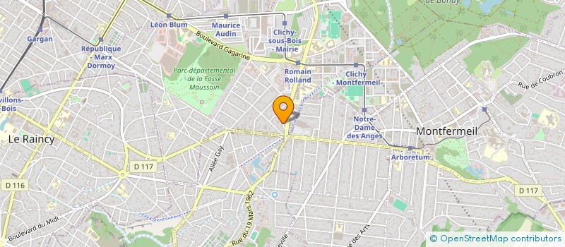 localisation de l'entreprise DIMA EXPO à CLICHY-SOUS-BOIS