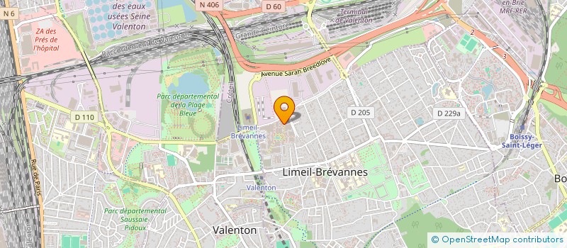 localisation de l'entreprise DIMA PACK à VALENTON