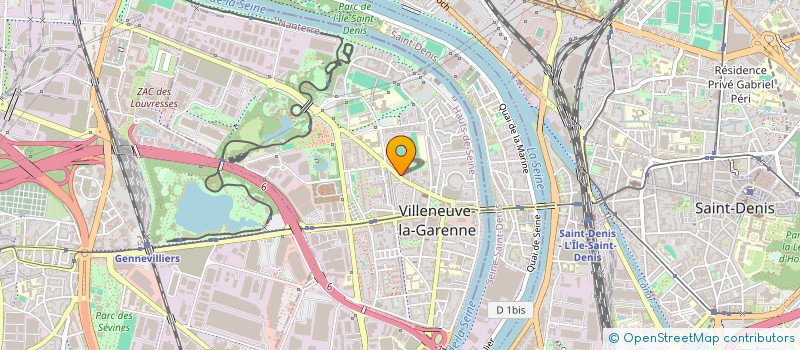 localisation de l'entreprise DIMA POULET  VILLENEUVE-LA-GARENNE