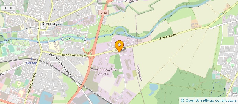 localisation de l'entreprise DIMABOIS à CERNAY