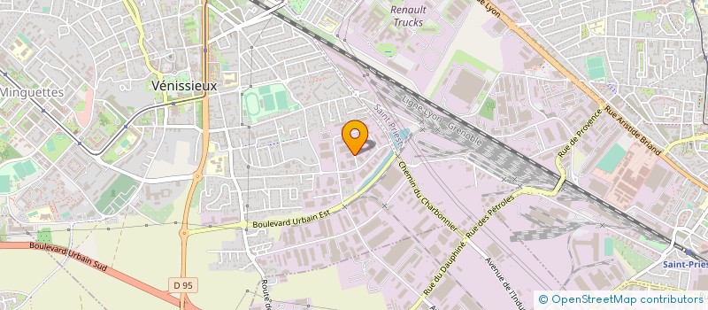 localisation de l'entreprise DIMACO  VENISSIEUX