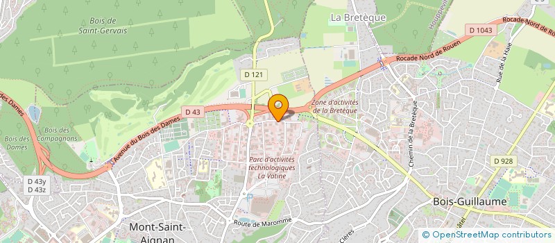localisation de l'entreprise DIMACOM à MONT-SAINT-AIGNAN