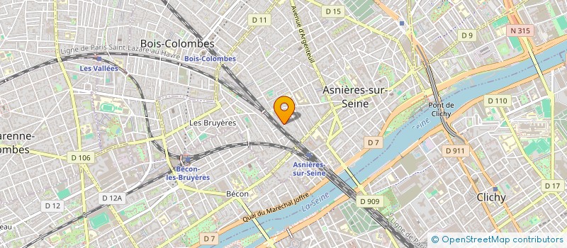 localisation de l'entreprise DIMAFLOW  ASNIERES-SUR-SEINE
