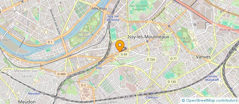 localisation de l'entreprise DIMAG à ISSY-LES-MOULINEAUX