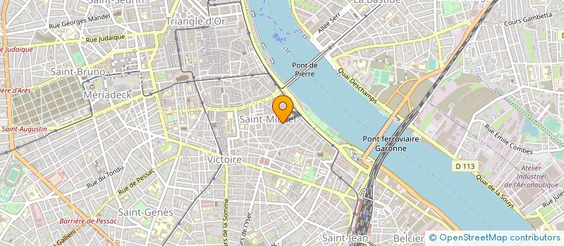 localisation de l'entreprise DIMAHALLAL à BORDEAUX