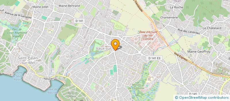 localisation de l'entreprise DIMAL MUSIC  VAUX-SUR-MER