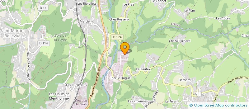 localisation de l'entreprise DIMANE PLUS à VILLAZ