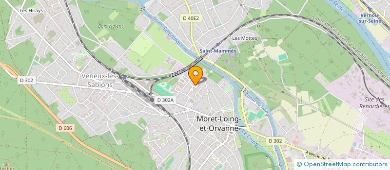 localisation de l'entreprise DIMAP VERNIS EURL à MORET-LOING-ET-ORVANNE