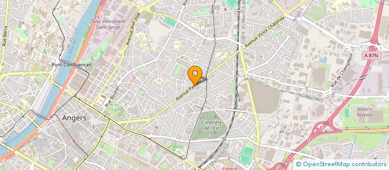 localisation de l'entreprise DIMAPE à ANGERS