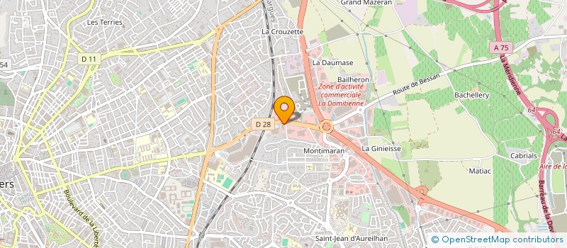 localisation de l'entreprise DIMAQ à BEZIERS