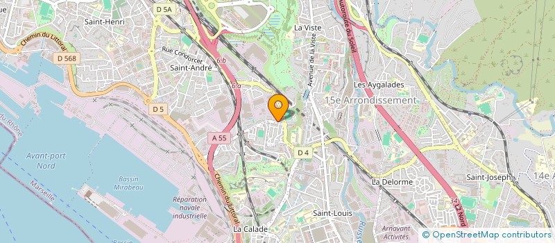 localisation de l'entreprise DIMAR ENTREPRISES à MARSEILLE 16