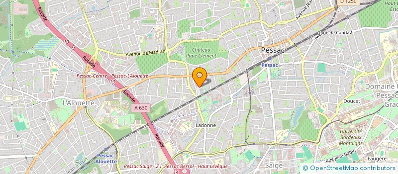 localisation de l'entreprise DIMARIAN  PESSAC