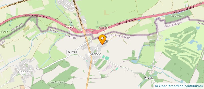 localisation de l'entreprise DIMART'IMMO  EVRANGE