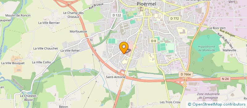 localisation de l'entreprise DIMART SA à PLOERMEL
