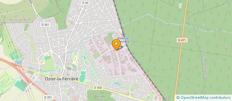 localisation de l'entreprise DIMASPORT SA à OZOIR-LA-FERRIERE