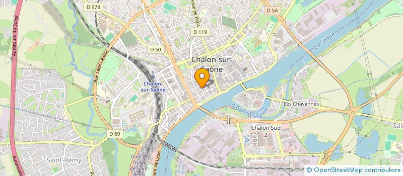 localisation de l'entreprise DIMATEC à CHALON-SUR-SAONE