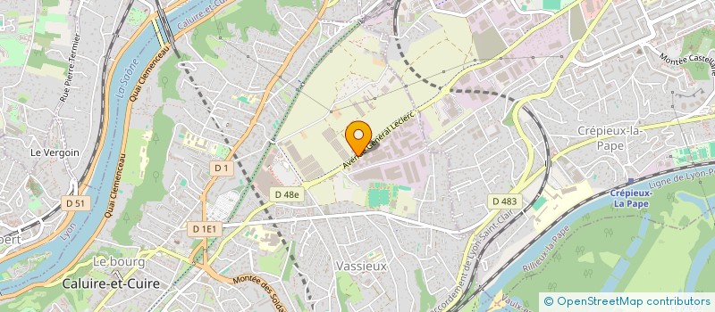 localisation de l'entreprise DIMATER à CALUIRE-ET-CUIRE