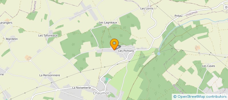 localisation de l'entreprise DIMATRANS à CHAUMOT