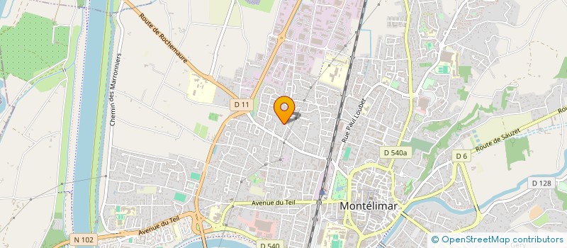 localisation de l'entreprise DIMATT à MONTELIMAR