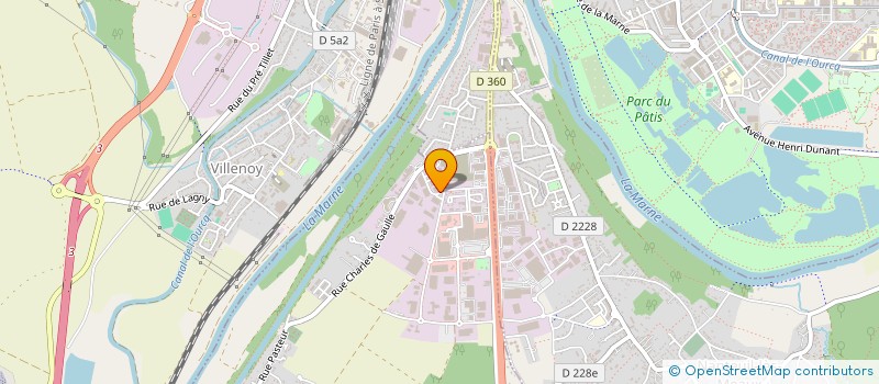 localisation de l'entreprise DIMAX à MAREUIL-LES-MEAUX