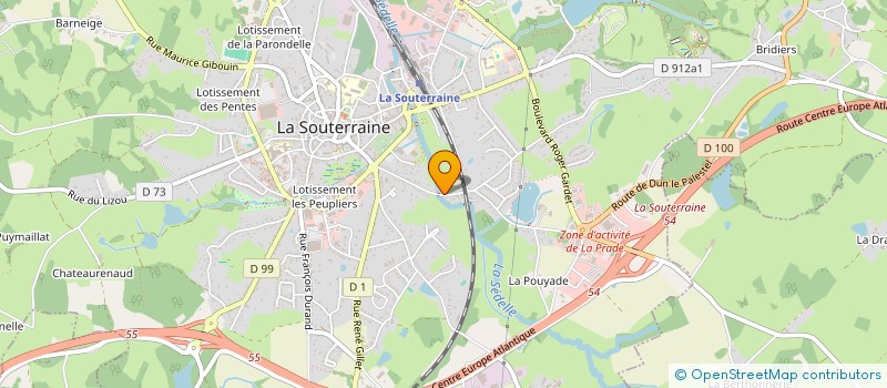 localisation de l'entreprise DIMB  LA SOUTERRAINE