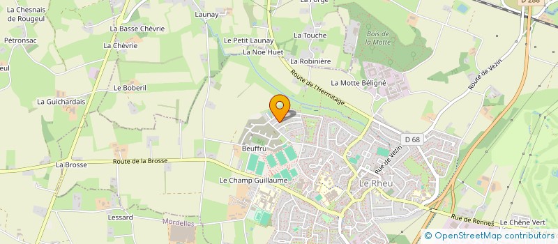 localisation de l'entreprise DIMBALI  LE RHEU