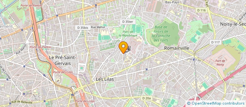 localisation de l'entreprise DIMBALYA à LES LILAS