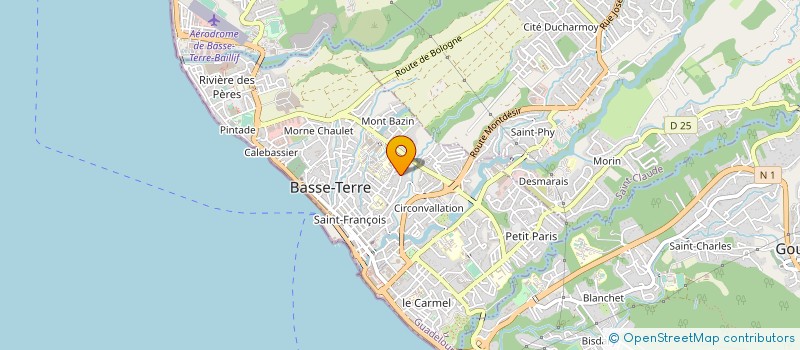 localisation de l'entreprise DIMBAS JEAN MARIE RENEE LISE COUTURE  BASSE-TERRE