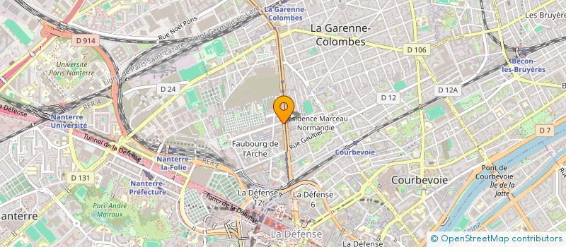 localisation de l'entreprise DIMBL TECHNOLOGIES à COURBEVOIE