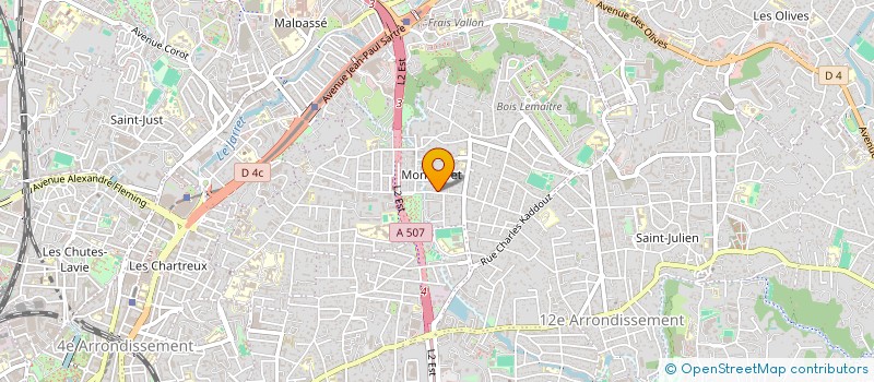 localisation de l'entreprise DIME 13 à MARSEILLE