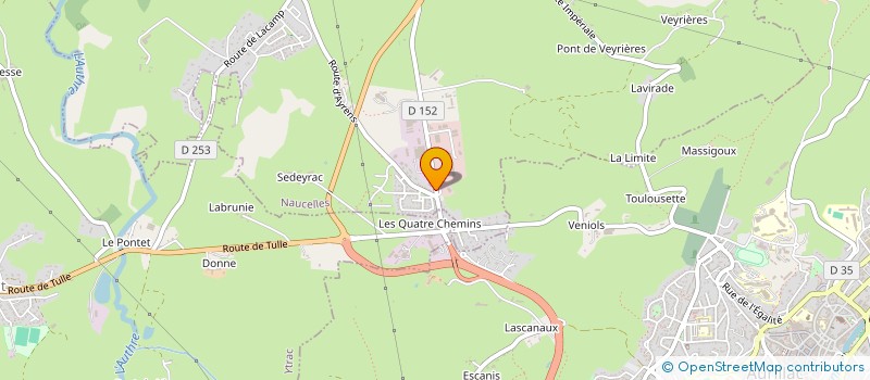 localisation de l'entreprise DIME AUTO 15 à NAUCELLES