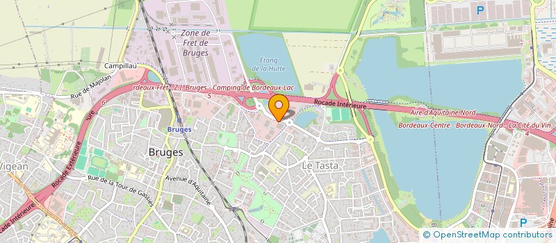 localisation de l'entreprise DIMEEX à BRUGES