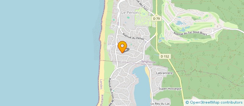 localisation de l'entreprise DIMEL  SEIGNOSSE