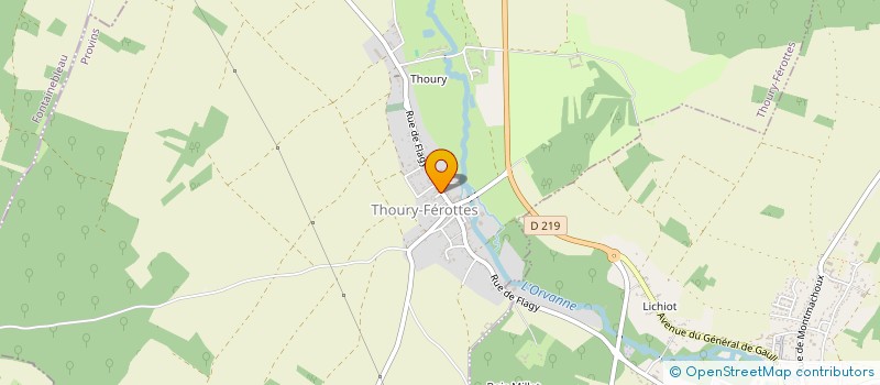 localisation de l'entreprise DIMELEC SERVICE  THOURY-FEROTTES