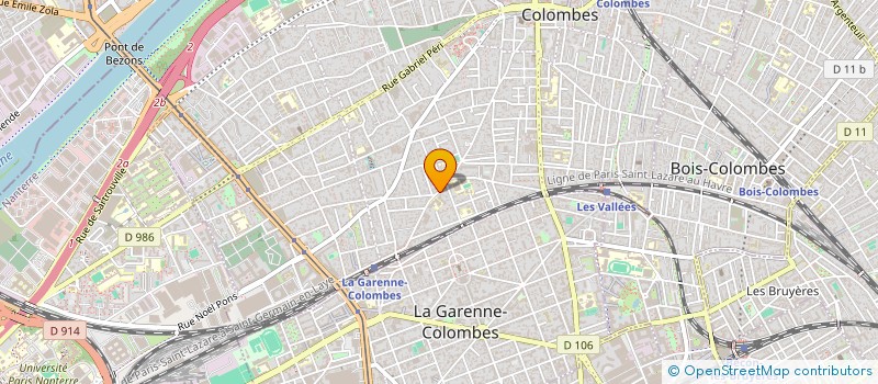 localisation de l'entreprise DIMELLE  COLOMBES
