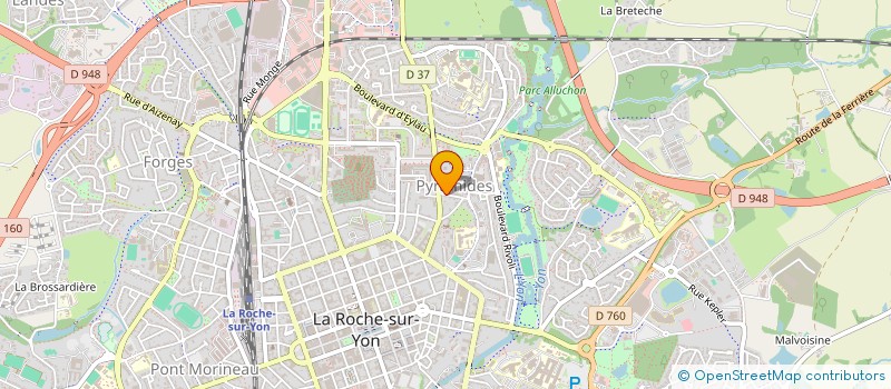 localisation de l'entreprise DIMENS'YON BOIS à LA ROCHE-SUR-YON