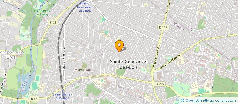 localisation de l'entreprise DIMENSIO à SAINTE-GENEVIEVE-DES-BOIS