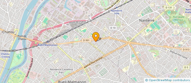 localisation de l'entreprise DIMENSION 4  NANTERRE