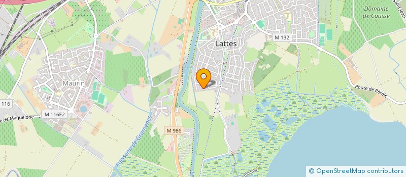 localisation de l'entreprise DIMENSION 66 34 à LATTES