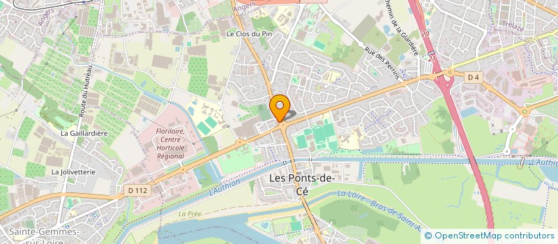 localisation de l'entreprise DIMENSION K  LES PONTS-DE-CE