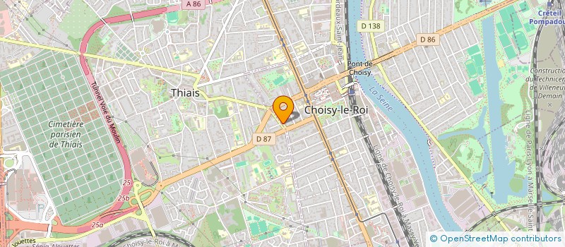 localisation de l'entreprise DIMENSIONATELIER à CHOISY-LE-ROI