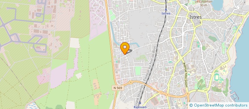 localisation de l'entreprise DIMENSIONS  ISTRES