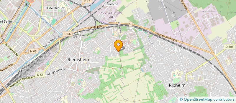 localisation de l'entreprise DIMENSIONS CREATIVES  RIEDISHEIM