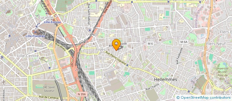 localisation de l'entreprise DIMENSIONS VARIABLES à LILLE
