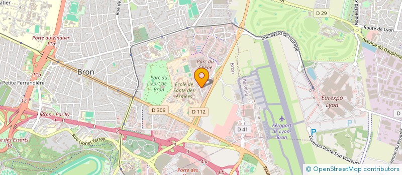 localisation de l'entreprise DIMEO SERVICES à BRON