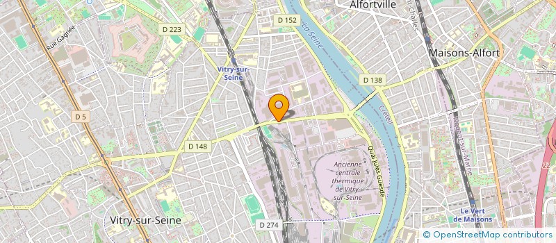 localisation de l'entreprise DIMEXIS à VITRY SUR SEINE