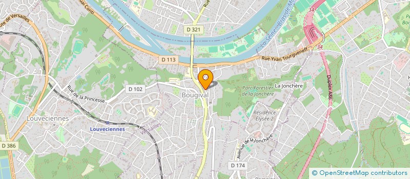 localisation de l'entreprise DIMEXP  BOUGIVAL