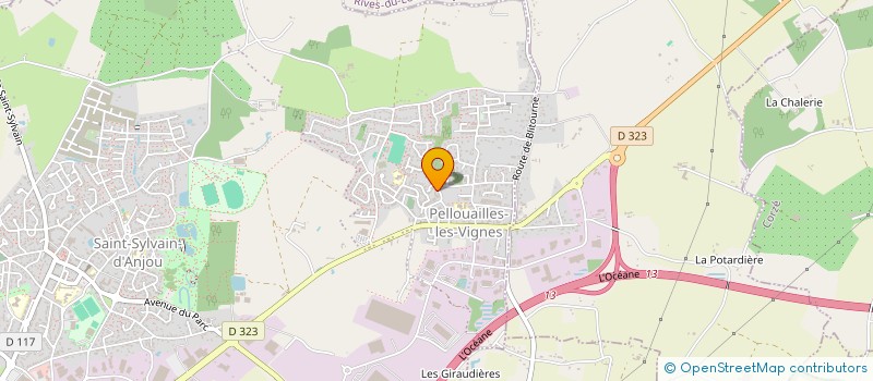 localisation de l'entreprise DIMH NEGOCE à VERRIERES-EN-ANJOU